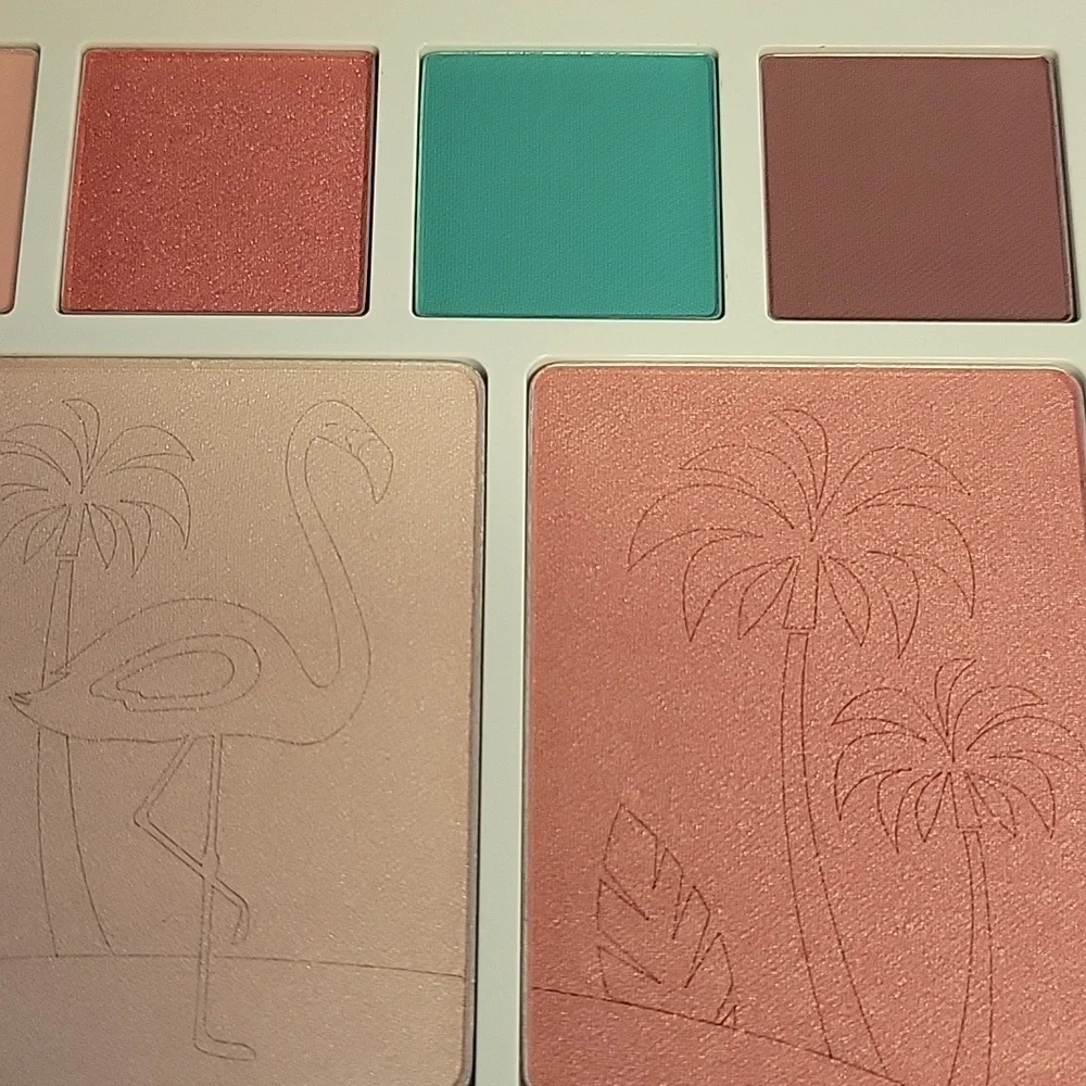 KISS Joah Flamingo Garden Eyeshadow & Cheek Palette NEW